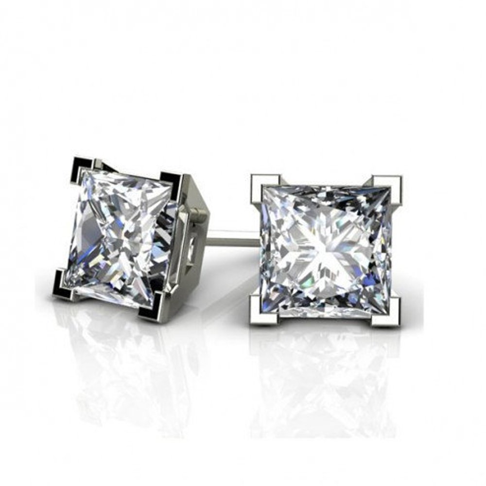 skyjewels 1/5 carats Diamond Ear Studs in 14 k Gold