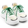 YJRVFINE Round Shoe Laces for Sneakers: Boot Hiking Athletic Dark Green Shoelaces for Men&Women 2 Pairs 51 Inch view 4