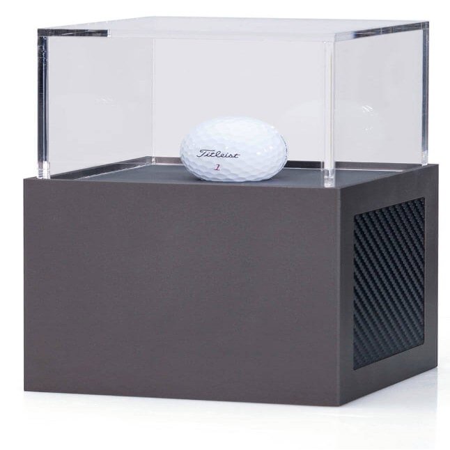 ALU Design Golf Ball Display Case - Modern Aluminum (Graphite)
