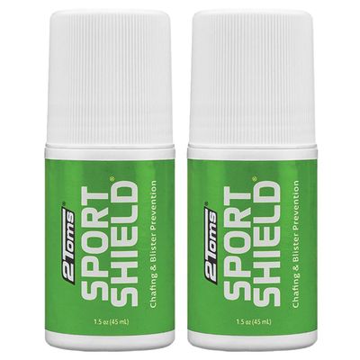 2Toms SportShield, Original Formula, All-Day Anti Chafe and Blister Prevention, Waterproof Protection from Chafing and Skin Irritation, 1.5 Ounces, 2 Bottles