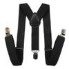 JYS Lovely Kids Boys Girls Elastic Adjustable Y-Back Suspender - Black view 1