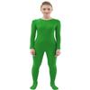 Ensnovo Womens Spandex One Piece Unitard Full Bodysuit Zentai Suit Costume Green XXL view 3
