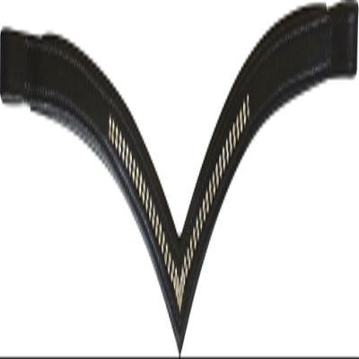 EKKIA Riding Gear Black EXCEL. BROWBAND V DIAMOND BLACK 304911302 304911302