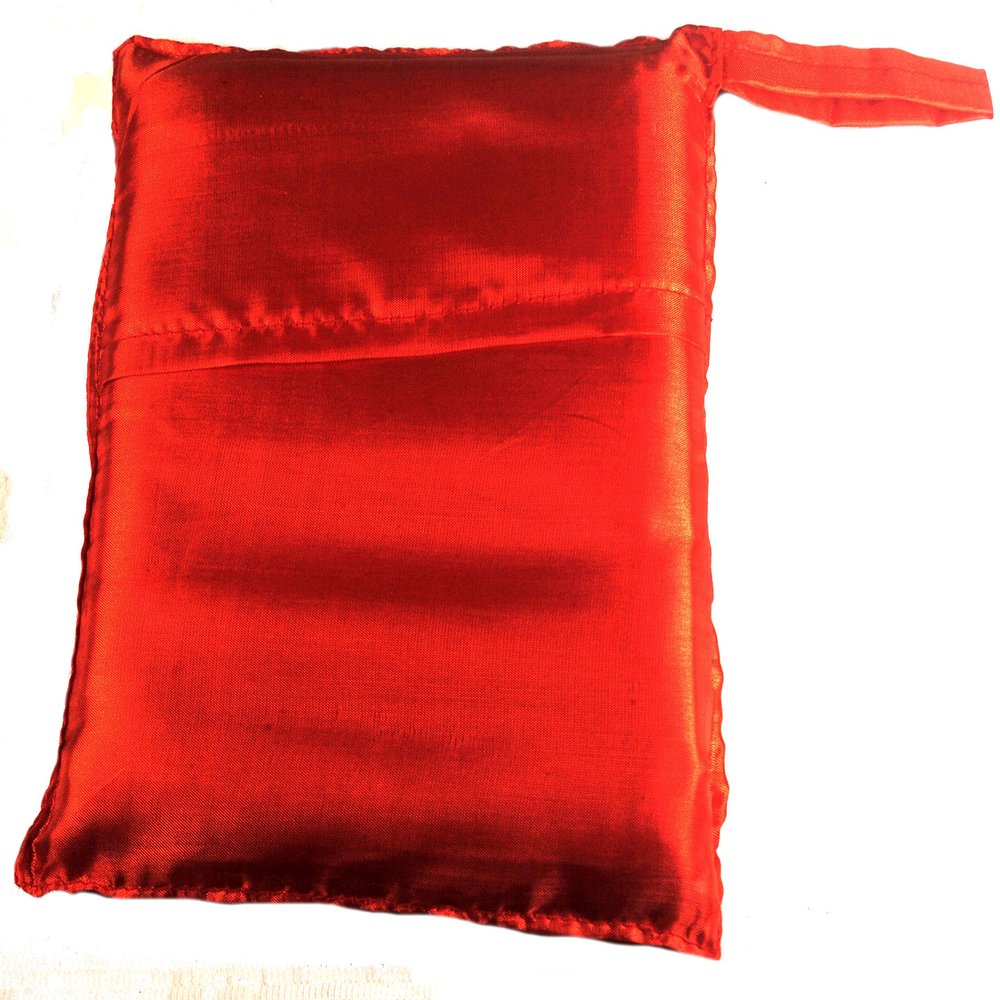 Terrapin Trading Silk Single Sleeping Bag Liner from Vietnam (1217) (Red)