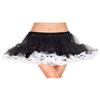 Music Legs Contrast Colored Trim Petticoat Black/White view 1