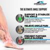 CROSSTRAP Achilles Tendon Support - Ankle Brace For Women And Men, Comfort & Bracing, Ankle Stabilizer Strap & Sprain Support, Achilles Tendonitis Relief, Kickback Straps, (Small) view 4