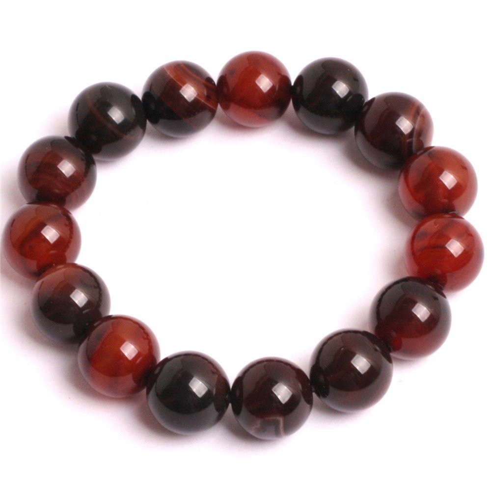 Dream Lace Agate Crystal Quartz Stone Energy etsy Jewelry Fashion Bracelets for Women 7" 12mm