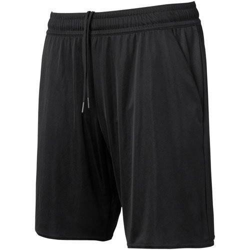 1 Stop Soccer Referee Soccer Short Solid Black 4 Pockets XX Large