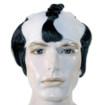 Lacey Wigs Japanese Warrior Dlx Black