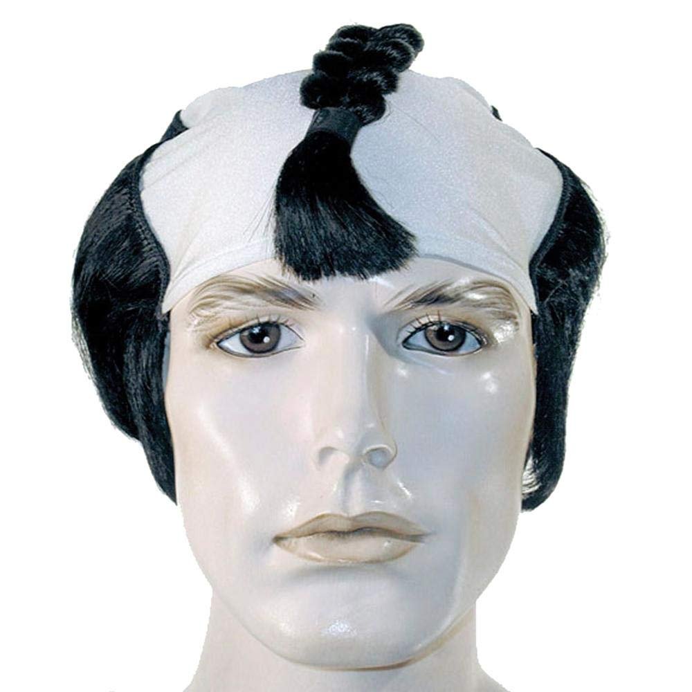 Lacey Wigs Japanese Warrior Dlx Black