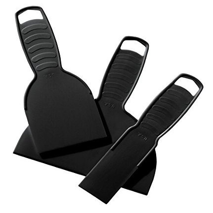 Hyde Tools 05610 Economy Series Plastic Putty Knife - 3pc, Model: 5610, Outdoor & Hardware Store
