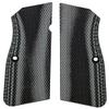 LOK Grips Browning Hi-Power | SA-35 Thin Checkered G10 (Gray/Black) view 1