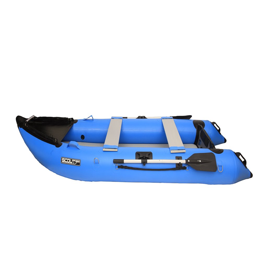 The Ultimate Kayak Alternative - SCOUT365 Portable Inflatable Boat (Blue)