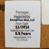 Genuine Military MRE Case (Meal Ready to Eat) Ultimate Inspection By Ammo Can Man Inspect Date 11/2017 or newer (Case "B") view 2