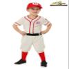 Fun Costumes Kid's Toddler A League of Their Own Jimmy Dugan Coach Costume Baseball Player Costume - Red - 18 Months view 2