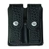 Air-Tek Magazine Pouch - Medium - Brass Snap - Basketweave Finish view 2
