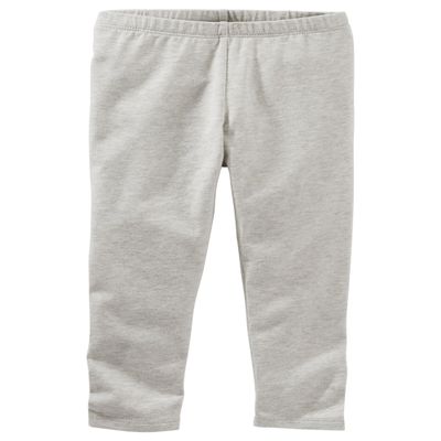 OshKosh Girls TLC Heathered Crop Leggings, 24m