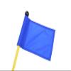 Crestgolf 3Sets Backyard Practice Golf Hole Pole Cup Flag Stick, 3 Section,Golf Putting Green Flagstick (Blue) view 2