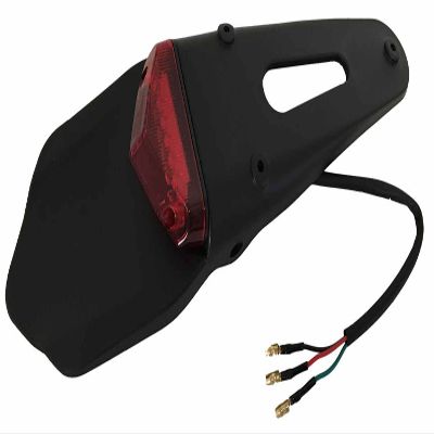 Enduro Rear Fender w/Tail and Brake Light