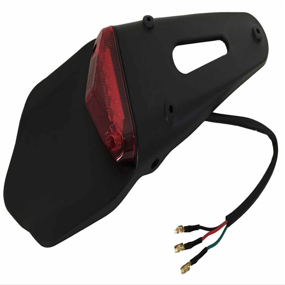 Enduro Rear Fender w/Tail and Brake Light
