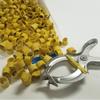 JCS Standard/Shipper Lobster Claw Bands and Claw Band Tool Kit. 1 LB Bag (About 350 PCS.), Yellow view 1