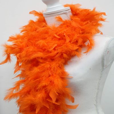 65 Gram Chandelle Feather Boa (Orange)
