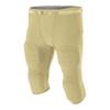 A4 Sportswear Adult Small (Waist 27/Inseam 15.5) Vegas Gold Football Pants Flyless, Built-in Pad Holder view 1