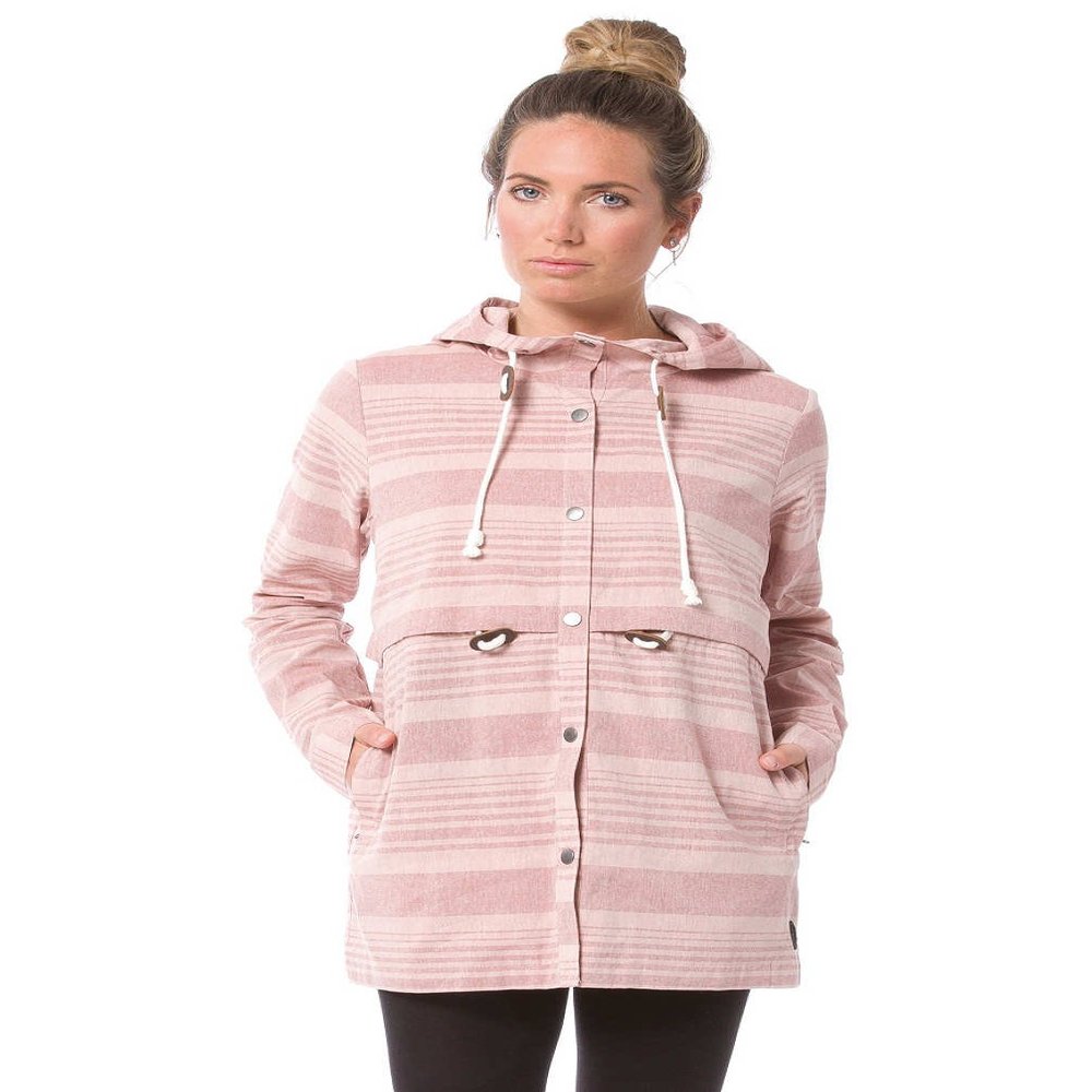 Nikita Women's Daymark Jacket, Small, Baked Clay Stripe
