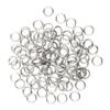 100pcs Stainless Steel Split Rings Fishing Hook Lure Connectors Double Loops - 6mm view 3
