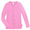 City Threads Girls Cardigan Top Button Down Sweater Layering School Play for Sensitive Skin SPD Sensory Friendly, Bubblegum, 5 view 1