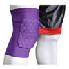 Bluetech [PURPLE] Short Comb Pad Compression Basketball Leg Sleeve One Pic, Size L-By view 1