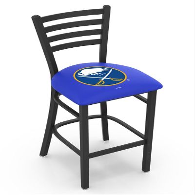 HBS L004 Buffalo Sabres 30" Stationary Bar Stool with Black Wrinkle Finish