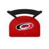 HBS L004 Carolina Hurricanes 25" Stationary Counter Stool with Black Wrinkle Finish view 3