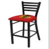 HBS L004 Chicago Blackhawks 25" Stationary Counter Stool with Black Wrinkle Finish view 1