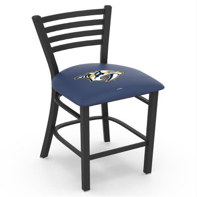 HBS L004 Nashville Predators 30" Stationary Bar Stool with Black Wrinkle Finish