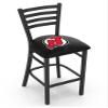HBS L004 New Jersey Devils 25" Stationary Counter Stool with Black Wrinkle Finish view 1