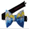 EmilyRose Couture Men's Special Prints Bow Ties (Group 2 of 2) (Adult-12 year olds or older, Blue Chevrons) view 1