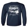 Smoky Mountain Moonshine Long Sleeve Novelty T-Shirt American South Drinking Navy Blue 3X-Large view 1