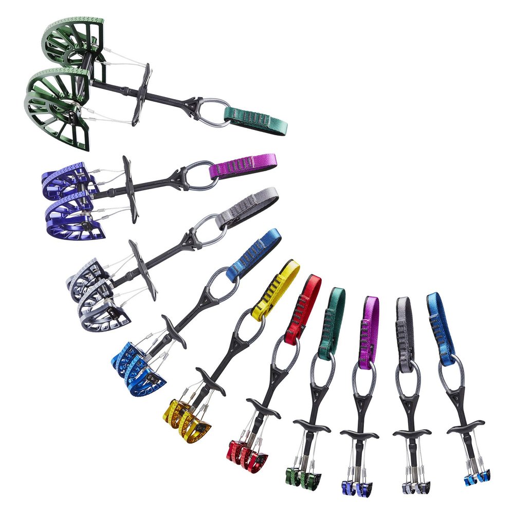 BLACK DIAMOND Camalot C4 Set For Rock Climbing | Lightweight Double-Axle Cams | Durable Trad Protection | Easy Placement for Cracks & Anchors | .5 to 3 (5 Cams)