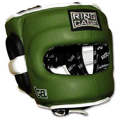 Deluxe Full Face GelTech Sparring Headgear for Boxing, Muay Thai, MMA, Kickboxing (Small (Youth))