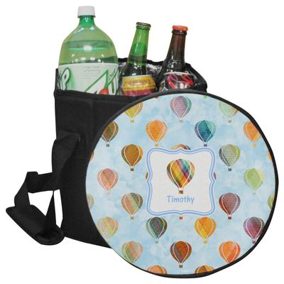 YouCustomizeIt Personalized Watercolor Hot Air Balloons Collapsible Cooler & Seat