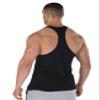 Bestgift Men's Sleeveless Cotton Tank Top White L view 2