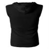 Bestgift Men's Slim Hooded Sleeveless T-Shirt Dark Gray M view 2