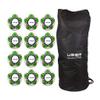 Rugged Soccer Futsal Ball Bundle  13 Items: (12 Futsal Balls and (1) Nylon Ball Bag  Indoor/Outdoor Low Bounce Soccer Ball for Practice and Matches (Brazillian Glossy, Size 3) view 1