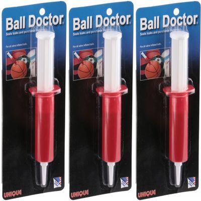 Unique Sports Ball Doctor Leak Puncture Flat Fix Basketball Repair Kit (3-Pack)