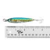 Fish WOW! 10pcs 1oz Fish Mega Live Metal Bait Jig with a Treble Hook 5-Color Set view 2