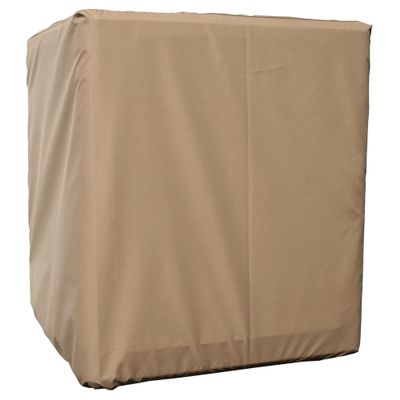 Brian's Canvas Polyester Evaporative Cooler Cover (37Wx37Dx42H) - Water Resistant - Tan