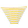 Jaxu Men's Tanga Sport Briefs Underwear Mini Bikini Wavy Stripe Lace Micro Boxer Briefs Yellow XL view 2