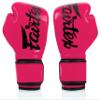 Fairtex BGV14 Muay Thai Boxing Microfibre Gloves for Men, Women, Kids | MMA Gloves, Kickboxing, Gym, Workout | Premium Quality, Light Weight & Shock Absorbent Boxing Gloves- (Pink/10oz) view 3