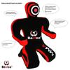 Bestzo MMA Grappling Dummy Brazilian Jiu Jitsu - Canvas Wrestling Grappling BJJ Black,Judo Punching Bag Throwing Dummy for Karate,Boxing, 5 FT view 2